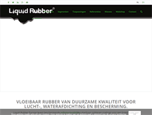 Tablet Screenshot of liquidrubber.nl